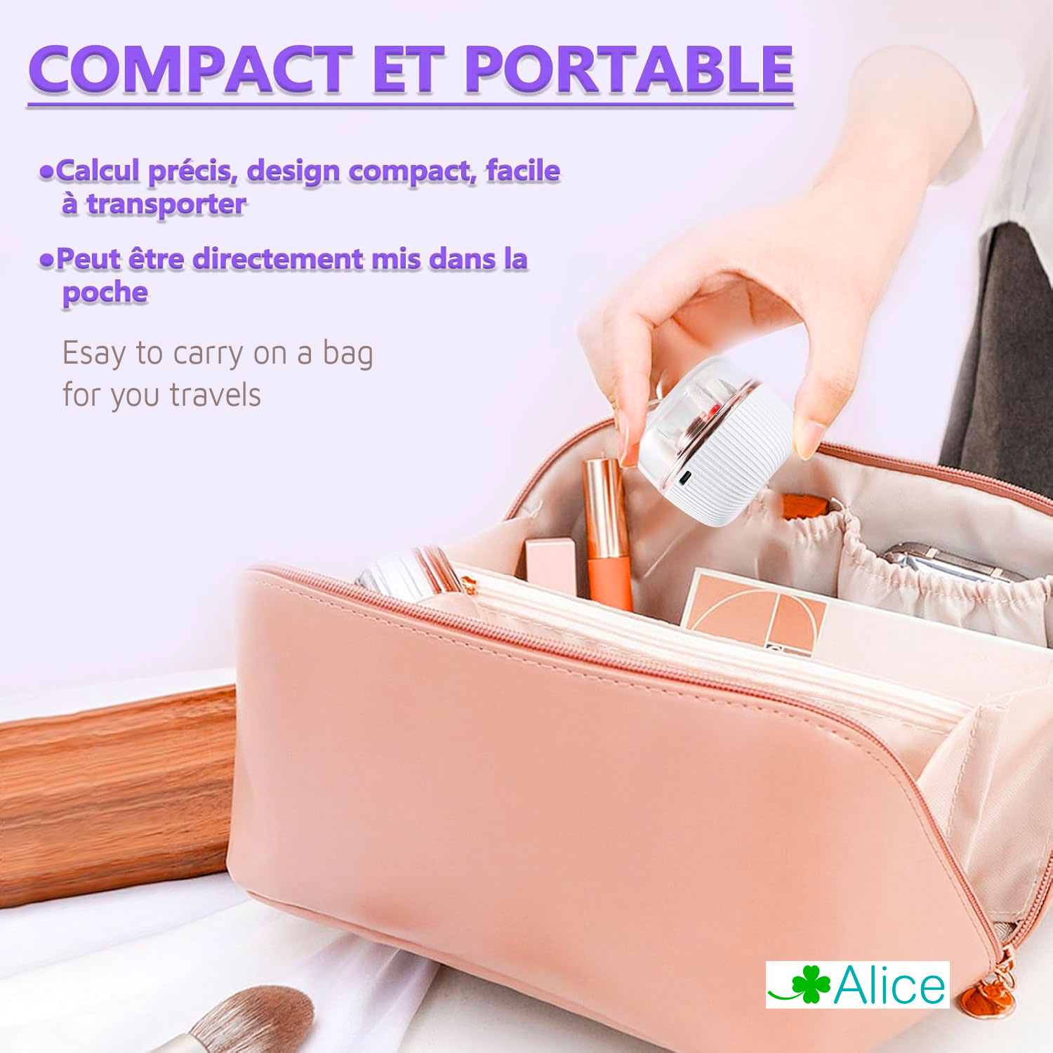 ALICE/ Ponceuse d'ongles, manucure, 5 vitesses 6 têtes, nettoyer tailler polir, lampe UV/ soyez sublime ! – Image 4
